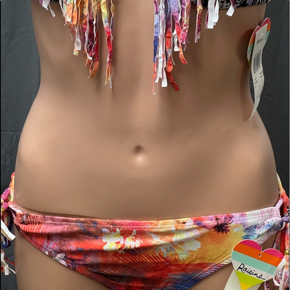 Bikini swimsuits sets. Brand new with tags: “Raisins” tribal print && fringe - Picture 7 of 11